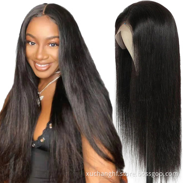Wholesale price PrePlucked human hair wigs HD lace,full frontal wig, transparent lace full frontal wig for black women